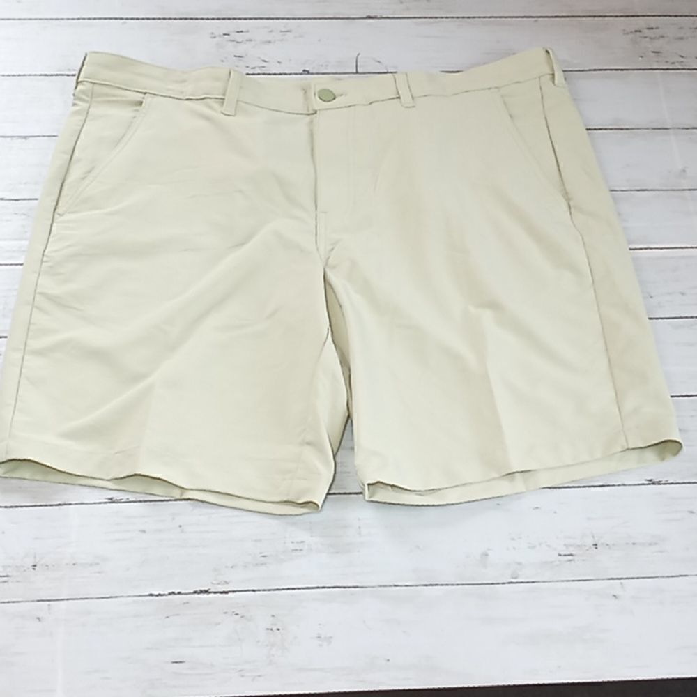 Men's Synthetic Flat Front Shorts Waist Size 40